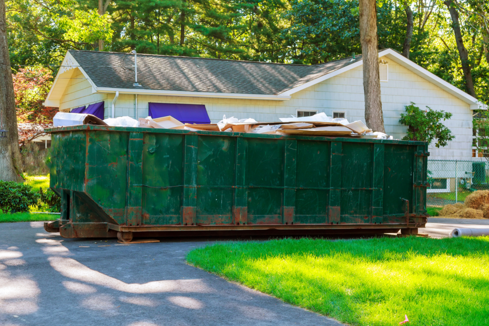 Junk Removal 12 Yard Container In Boring