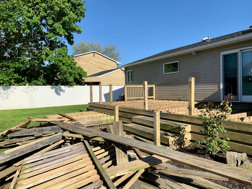 Deck Demolition Service in Boring