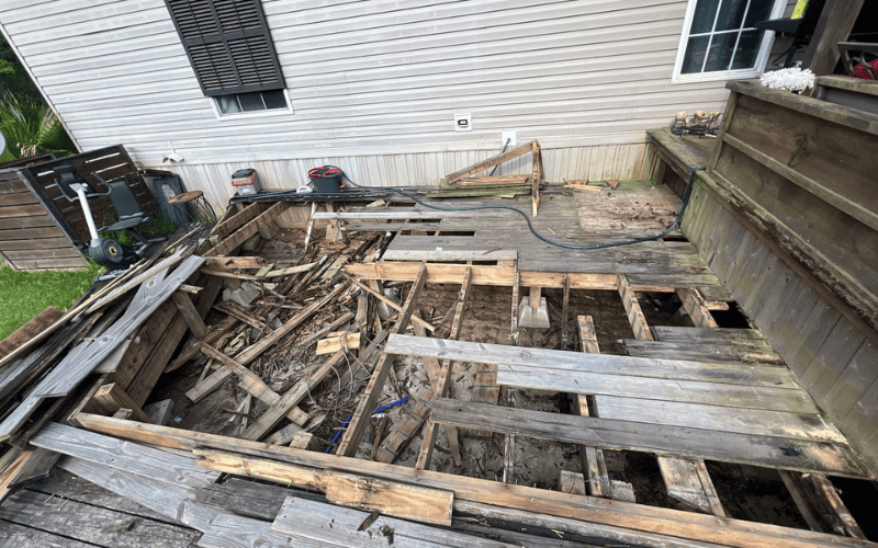 Deck Demolition Service in Boring