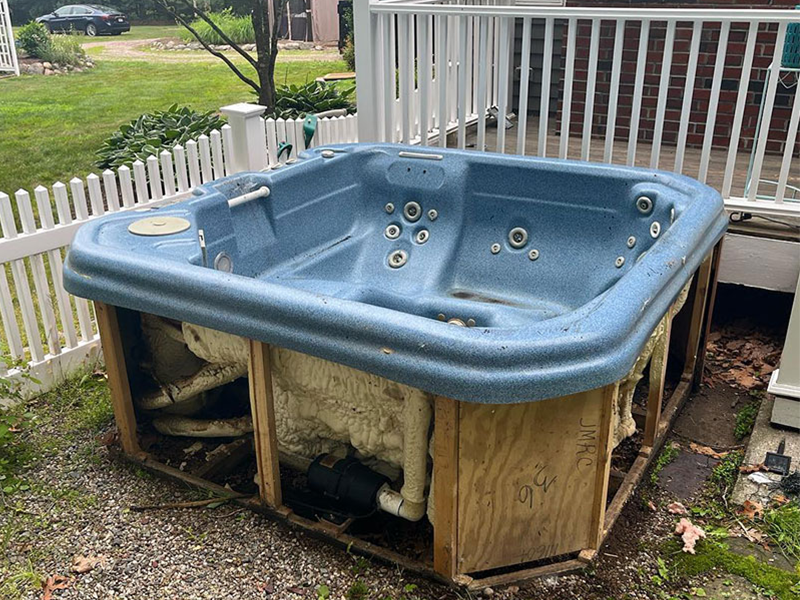 Hot Tub Removal Service In Boring